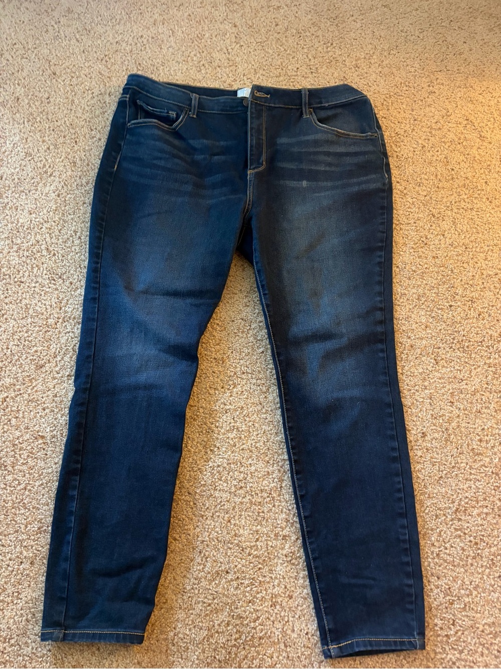 Time and Tru Dark Wash Skinny Jeans